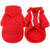 Autumn Winter Big Dog Clothes with Zipper red