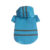 New Dog Raincoat Waterproof PU Reflective Strip Hooded blue