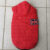 New Pet Dog Down Vest with Hood Dog Clothes Winter Warm Cotton red